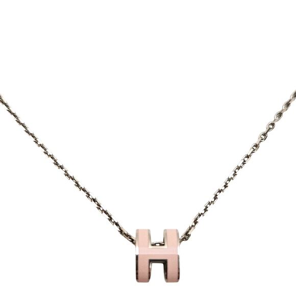 Hermès Jewelry - SOLD Hermes Mini Pop H Pendant Pink